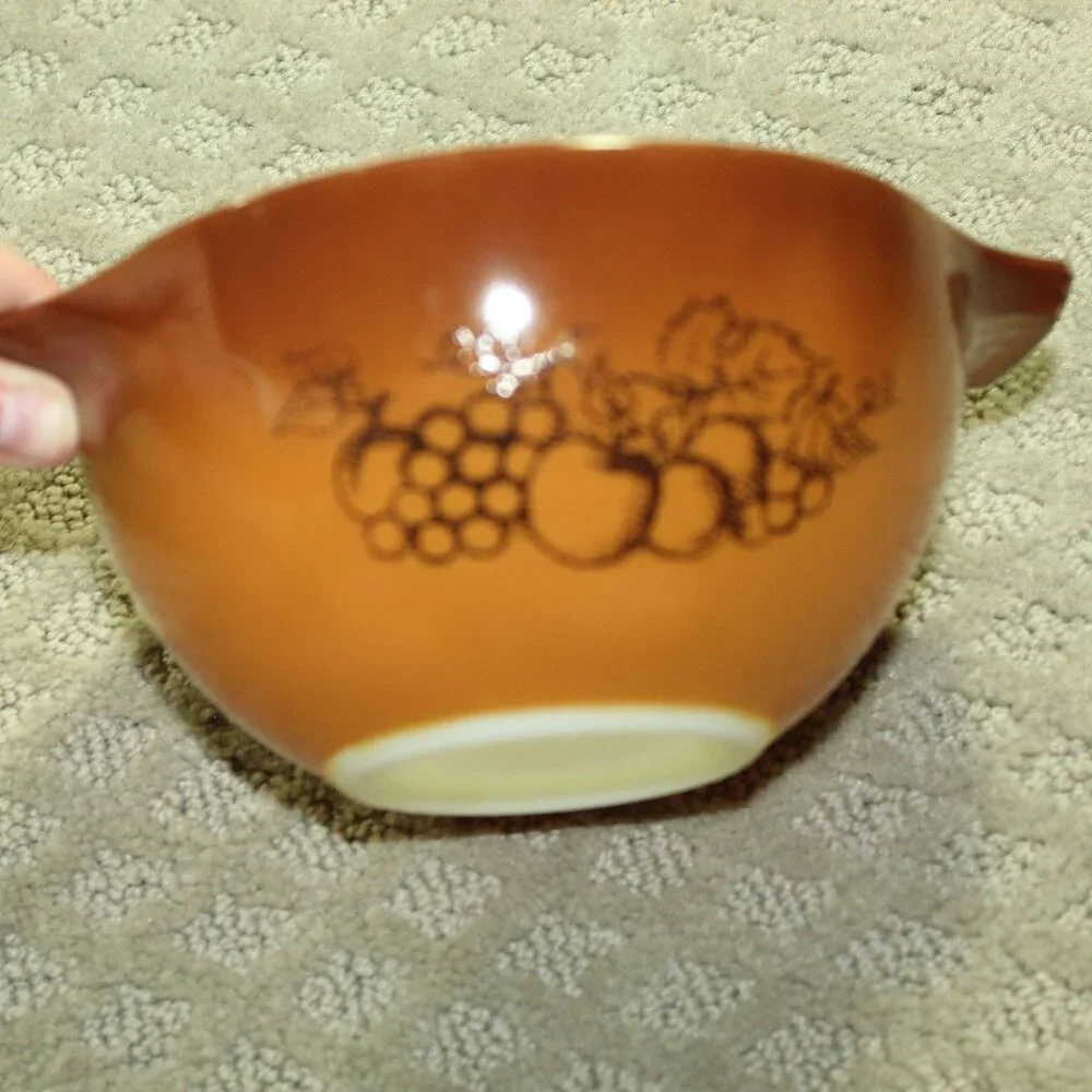 Set of 4 Vintage Pyrex Old Orchard 441, 442, 443, 444 Cinderella Nesting Mixing